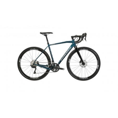 Rower28 KROSS ESKER 5.0 gravel 2HT GRX400 turkus/grafit połysk  M(20")