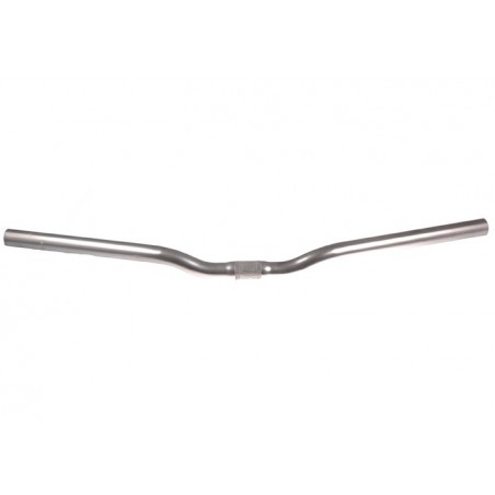 Kierownica rowerowa stalowa CITY 152 600 mm 35,4 mm srebrna