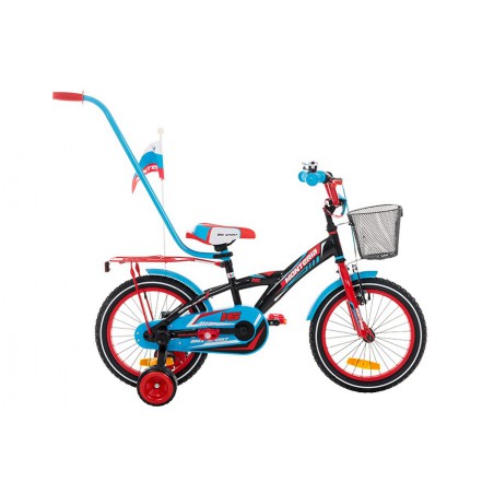 Rower dziecięcy 16 Monteria Boy stalowy czerwony