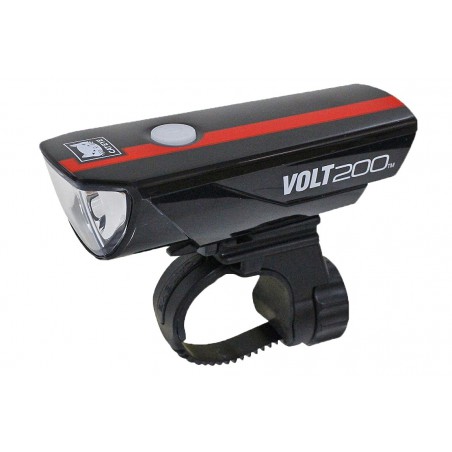 Lampa przednia CATEYE HL-EL151RC VOLT200 czarno-czerwona