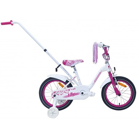 Rower 14'' SAVENO LILY biało różowo