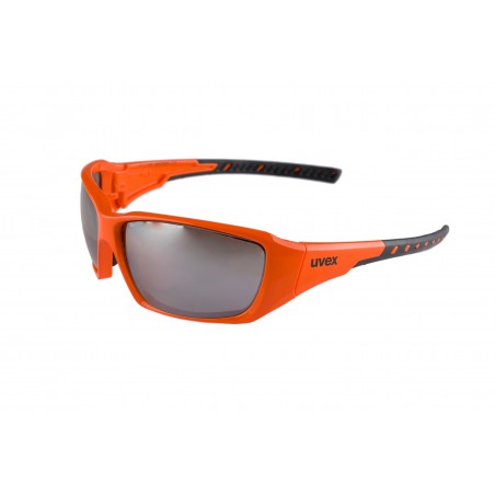 Okulary rowerowe UVEX Sportstyle 219 czarno-pomarańczowe