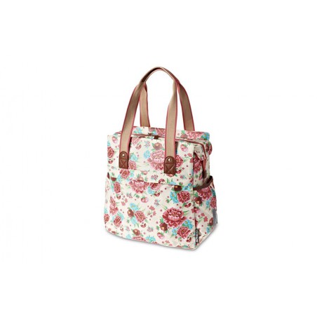 Sakwa rowerowa na bagaznik BASIL BLOOM SHOPPER 20L wodoodporna biała
