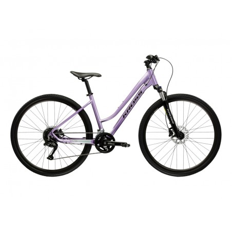 Rower 28 KROSS EVADO 5.0 D M fioletowo-czarny połysk 17"