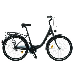 Rower 26" KANDS OPERA COMFORT NEXUS 3 biegi alum. tel. 17" grafit mat