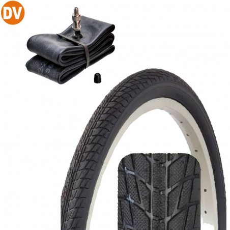 Opona 16 x 1.75 ZY-003 + Dętka KENDA DV
