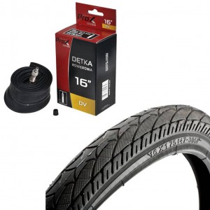 Opona 16 x 1,75  DEESTONE D-833 + Dętka PROX DV-26,5mm