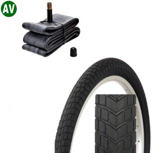 Opona 16 x 2.125 ZY-032 + Dętka KENDA AV