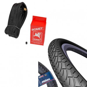 Opona 20 x 1,75  RUBENA MITAS V-41 WALRUS 47-406 O100268 + Dętka ROMET AV-40mm