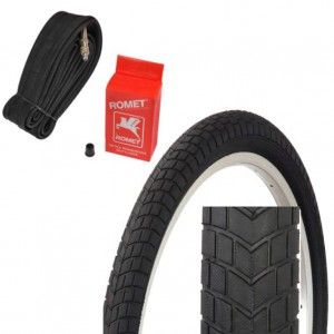 Opona 20 x 2.125 ZY-032 + Dętka ROMET DV-35mm