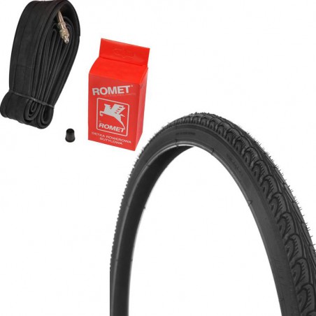 Opona 24 x 1 3/8 RUBENA MITAS V-69 HOOK O100226 + Dętka ROMET DV-35mm