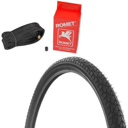 Opona 24 x 1,75 RUBENA MITAS V-41 WALRUS 47-507 O100247 + Dętka ROMET AV-40mm