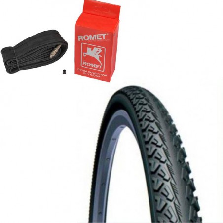 Opona 24 x 1,75  RUBENA V-81 SHIELD 47-507 + Dętka ROMET DV-40mm