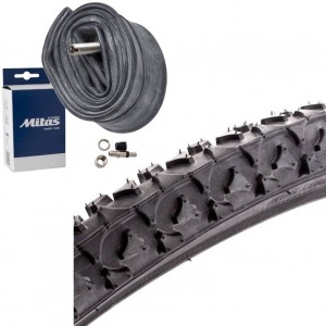 Opona 24 x 1,90  DEESTONE D-202 GT + Dętka RUBENA MITAS DV-40mm