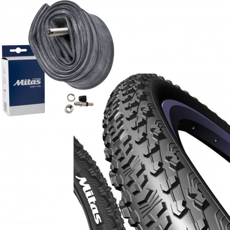 Opona 24 x 1,90 RUBENA MITAS V-75 SCYLLA 50-507 O100239 + Dętka RUBENA MITAS DV-40mm
