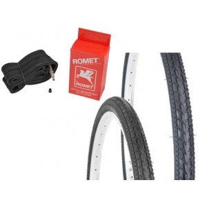Opona 24 x 1.75 ZY-007 + Dętka ROMET DV-40mm