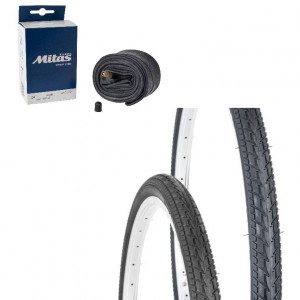 Opona 24 x 1.75 ZY-007 + Dętka RUBENA MITAS AV-48mm