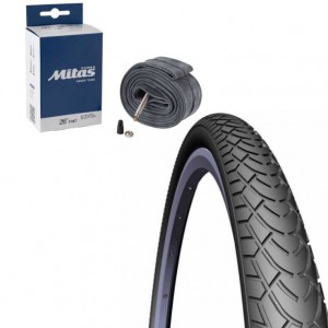 Opona 26 x 1,75  RUBENA MITAS V-41 WALRUS  47-559 + Dętka RUBENA MITAS FV-47mm