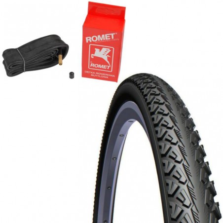 Opona rowerowa RUBENA MITAS V-81 SHIELD 26 x 1,75 47-559 + Dętka ROMET AV-40mm