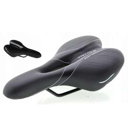 Siodełko mtb DDK GO FREE BODY ERGONOMIC L-276mm czarne