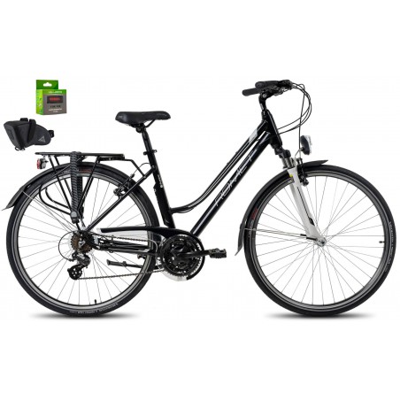 Rower DP 28 ROMET GAZELA (1) Special czarno-szary 18"