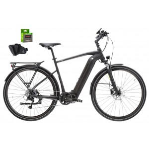 Rower elektryczny 28 KROSS TRANS HYBRID 4.0 męski L czarny mat.21" 2023