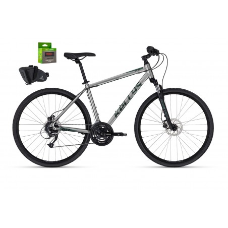 Rower 28 KELLYS CLIFF 90 Medium Grey M GRATIS sakwa lampka