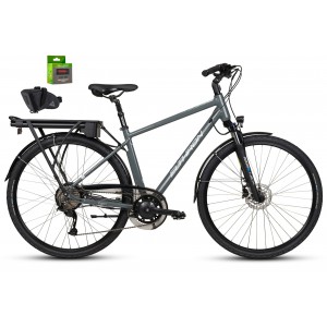 Rower elektryczny 28 ELTHRON CAPRI 2 Alivio HT stalowy 480 (M) GRATIS