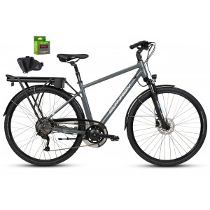 Rower elektryczny 28 ELTHRON CAPRI 2 Alivio HT stalowy 520 (L) GRATIS