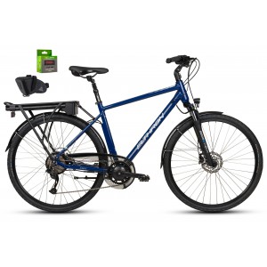 Rower elektryczny 28 ELTHRON CAPRI 2 Alivio HT Szafirowy 520 (L) GRATIS