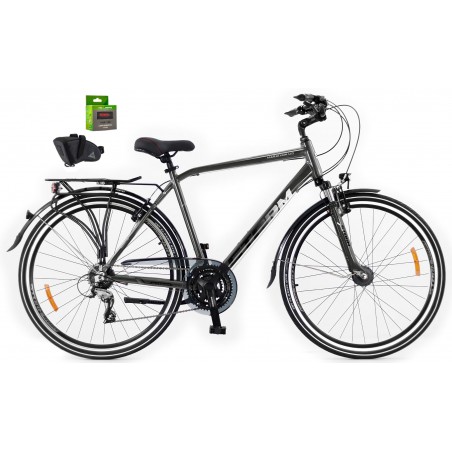 Rower 28 STORM Marathon 4.0 trekking Acera 19" grafit +GRATIS