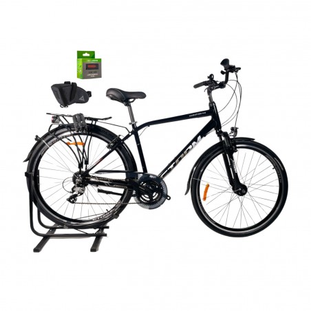 Rower 28 STORM Marathon 4.0 trekking Acera 19" czarny +GRATIS