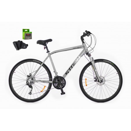 Rower 28 STORM CROSS Aero 3.0 M Altus 21" srebrny +GRATIS