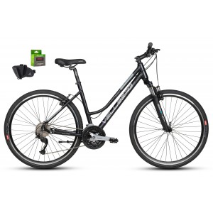 Rower 28 Vellberg Explorer 4.0 D Rama 20" czarny +GRATIS