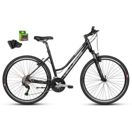 Rower 28 Vellberg Explorer 4.0 D Rama 20" czarny +GRATIS
