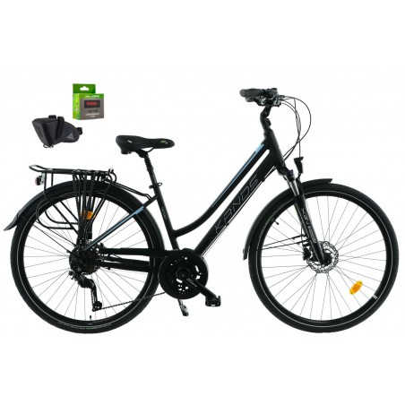 Rower 28 KANDS VERSO V2 CUES 3020 2x9 hydr D17 czarno-błękitny +GRATIS