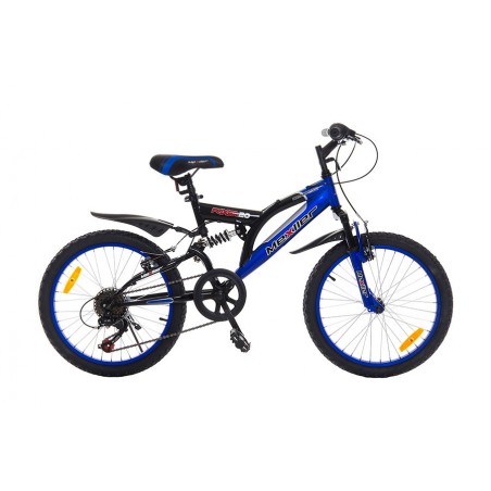 Rower 20 MEXLLER FOXER AMT czarno-srebrno-niebieski