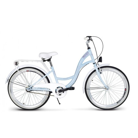 Rower 24 INDIGO CTB Damski 3 biegi błękitny