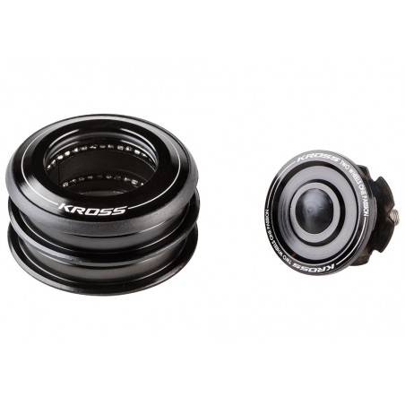 Stery KROSS  1 1/8 44mm pół-zintegrowane czarne