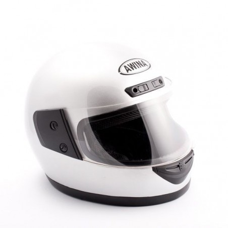 Kask moto. AWINA TN-003 /integralny/ srebrny M