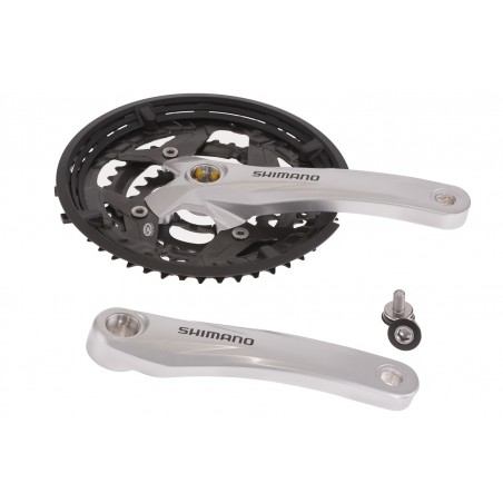 Korba p+l 48x36x26/170 alum. FCM-391 SHIMANO Acera srebrna z osłoną