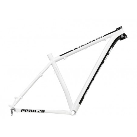 Rama ACCENT MTB PEAK 29 S biało-czarna połysk tapered