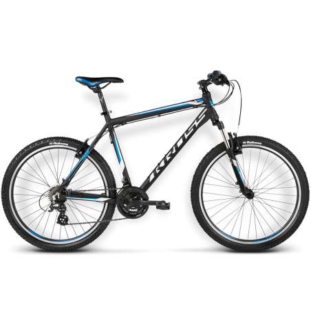 Rower KROSS 26 HEXAGON X2 M MTB T Altus S czar/bia/nieb. mat