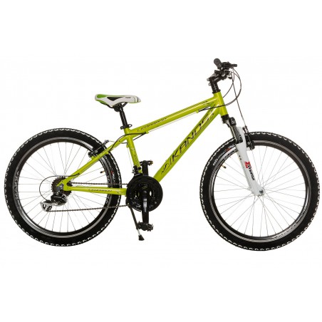 Rower 24 KANDS LEOPARDO M MTB T al. Steff/Acera seledyn 16r.