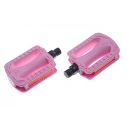 Pedały plastikowe SPENCER dziecięce różowe