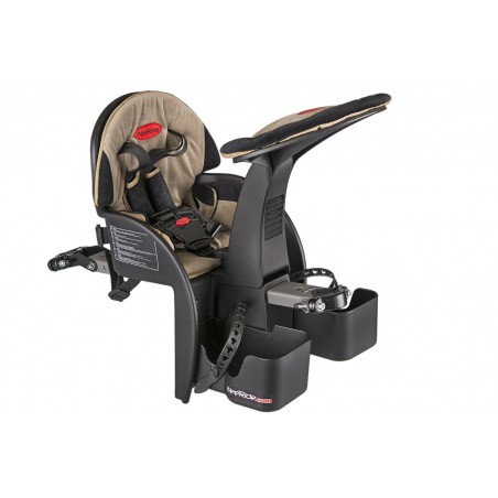 Fotelik dla dziecka WeeRide Kangaroo LTD Delux czarno-beżowy 