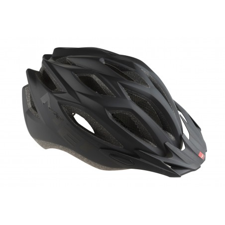 Kask MET CROSSOVER Unisize czarny mat odblaskowy napis 2016