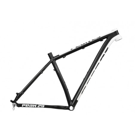 Rama ACCENT MTB PEAK 29'' M czarno-biała matowa tapered