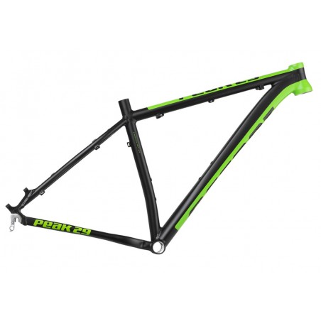 Rama ACCENT MTB PEAK 29'' M czarno-zielona matowa tapered