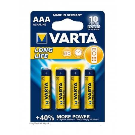 Bateria VARTA LONGLIFE LR03 AAA - 6szt, blister